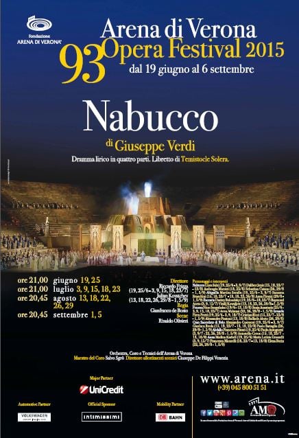 NABUCCO Arena di Verona - 19 Giugno 2015