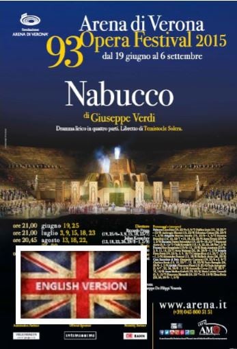 Nabucco - Arena of Verona  June 19, 2015 ENGLISH VERSION