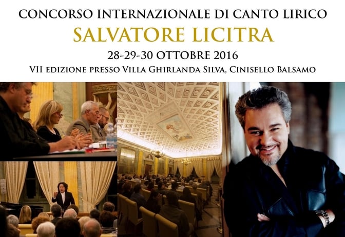CONCORSO LIRICO SALVATORE LICITRA   VII EDIZIONE: GIURIA INTERNAZIONALE, PREMI E OCCASIONI PER I GIOVANI