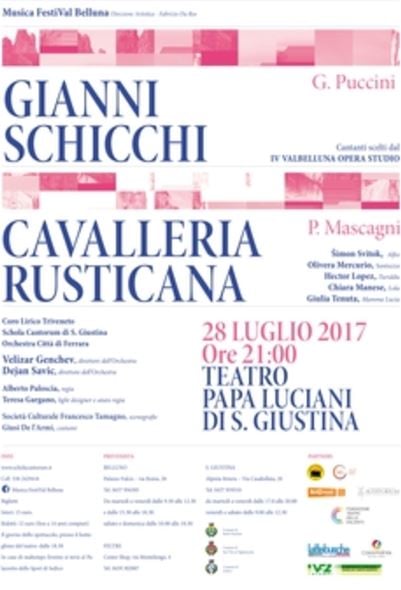 CAVALLERIA RUSTICANA e GIANNI SCHICCHI - San Vito al Tagliamento 29 luglio 2017
