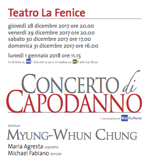 VENEZIA: Myung-Whun Chung dirige il Concerto di Capodanno 2018