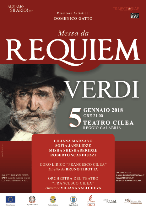 REGGIO CALABRIA: Verdi Requiem - 5 gennaio 2018