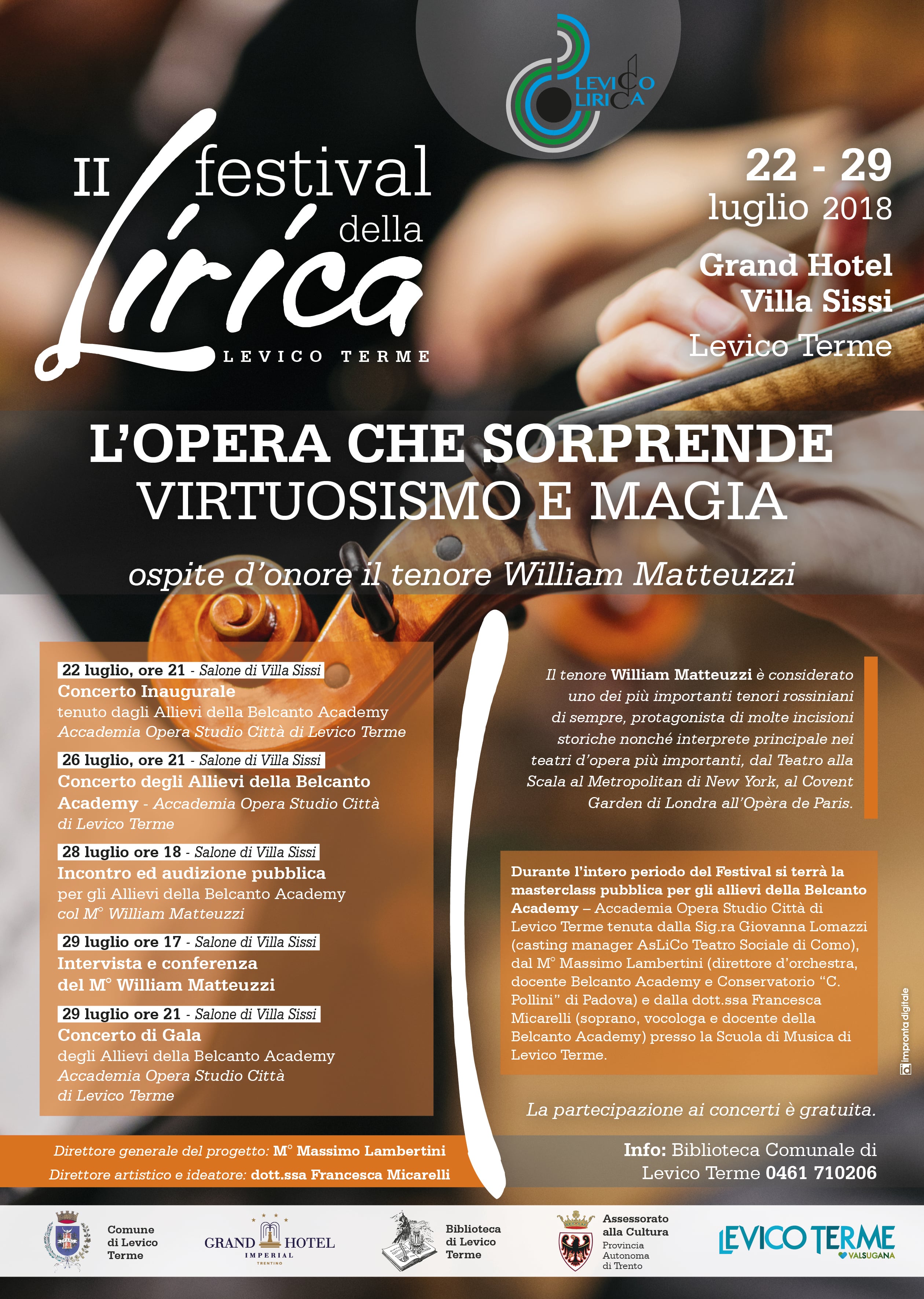 II° FESTIVAL DELLA LIRICA DI LEVICO TERME