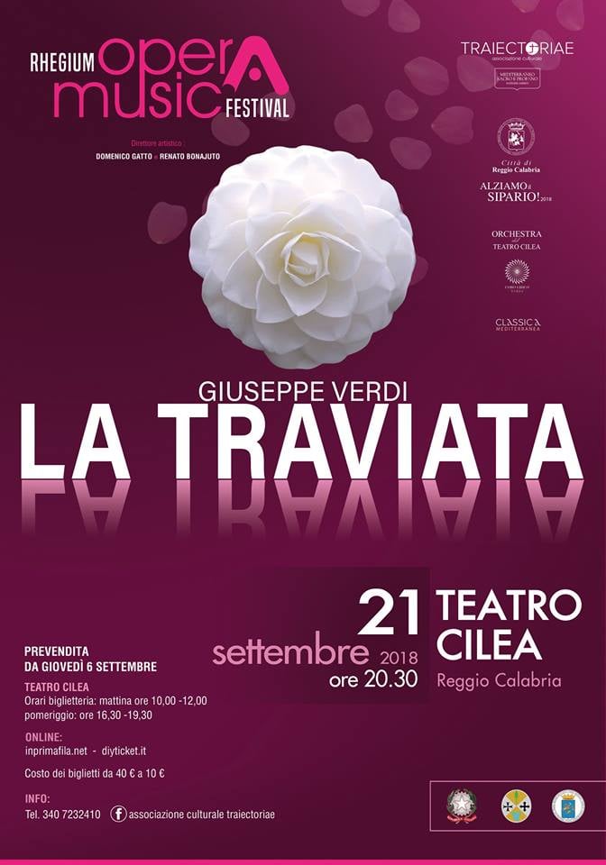 “La traviata” di Verdi inaugura il Rhegium Opera Musica Festival