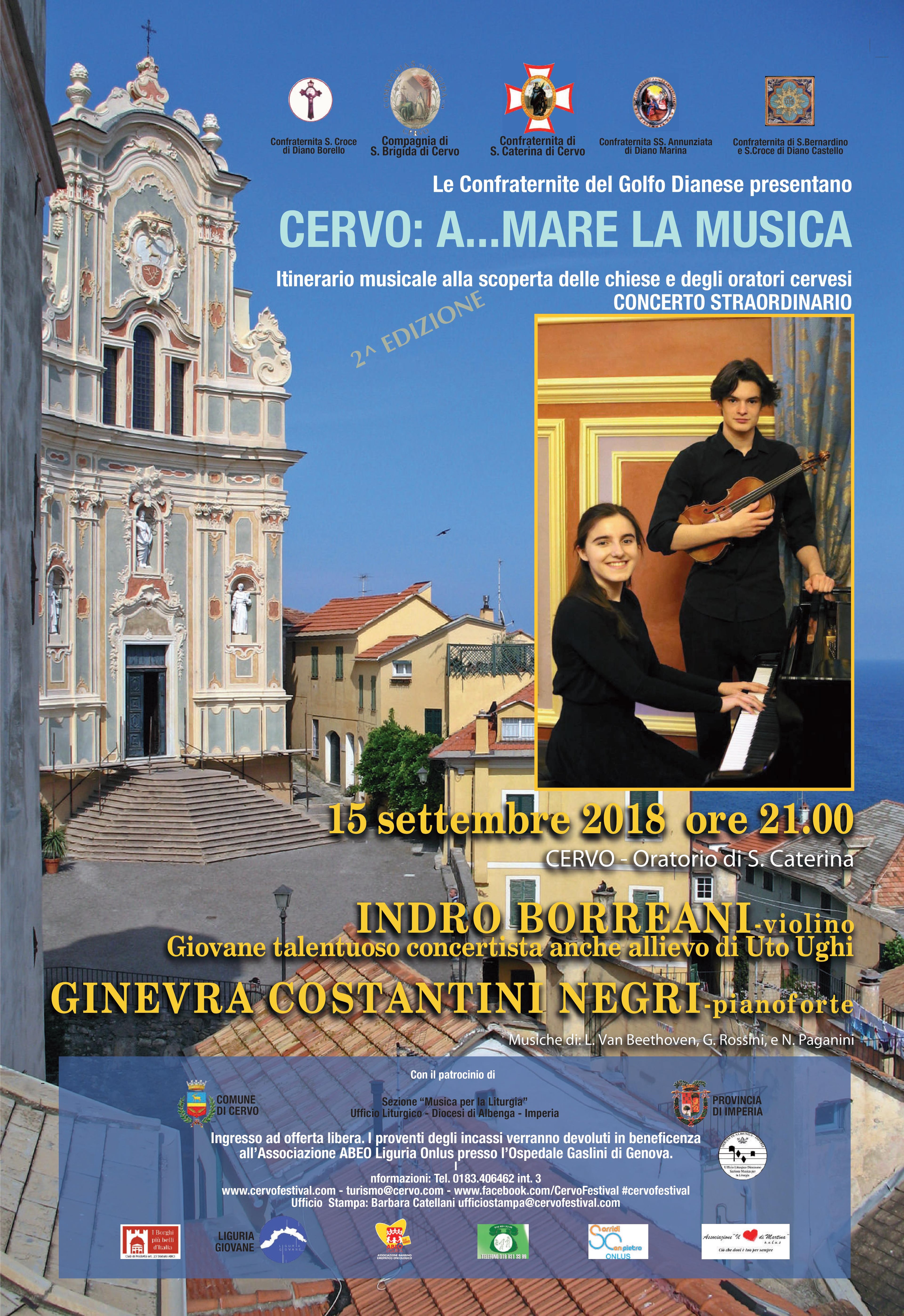 CERVO: A…MARE LA MUSICA - CONCERTO STRAORDINARIO