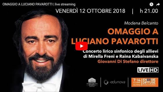CONCERTO: Modena per Luciano  venerdì 12 ottobre alle 21  IN DIRETTA STREAMING