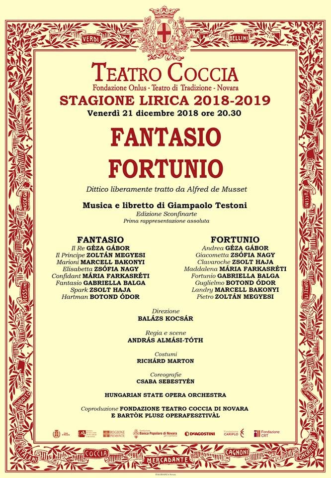 Fantasio-Fortunio: l’opera del compositore Giampaolo Testoni debutta in prima assoluta