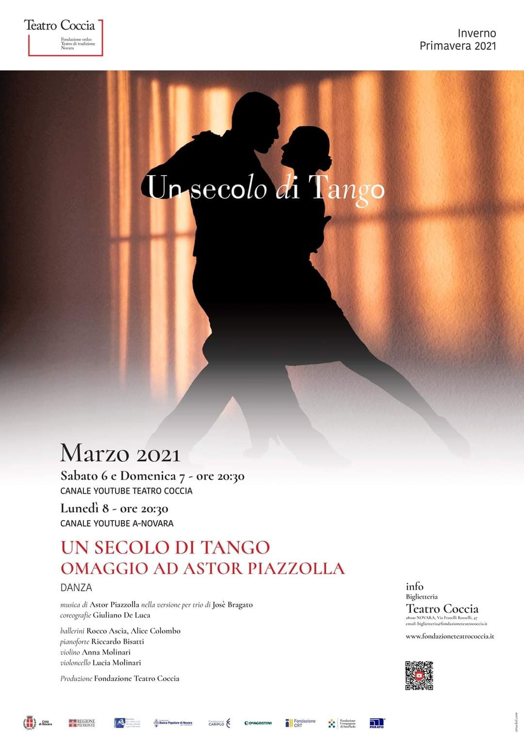 NOVARA: un secolo di tango - omaggio ad Astor Piazzolla